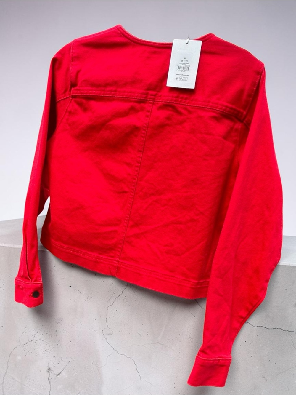Free Assembly Red Jean Jacket - Picture 4 of 9